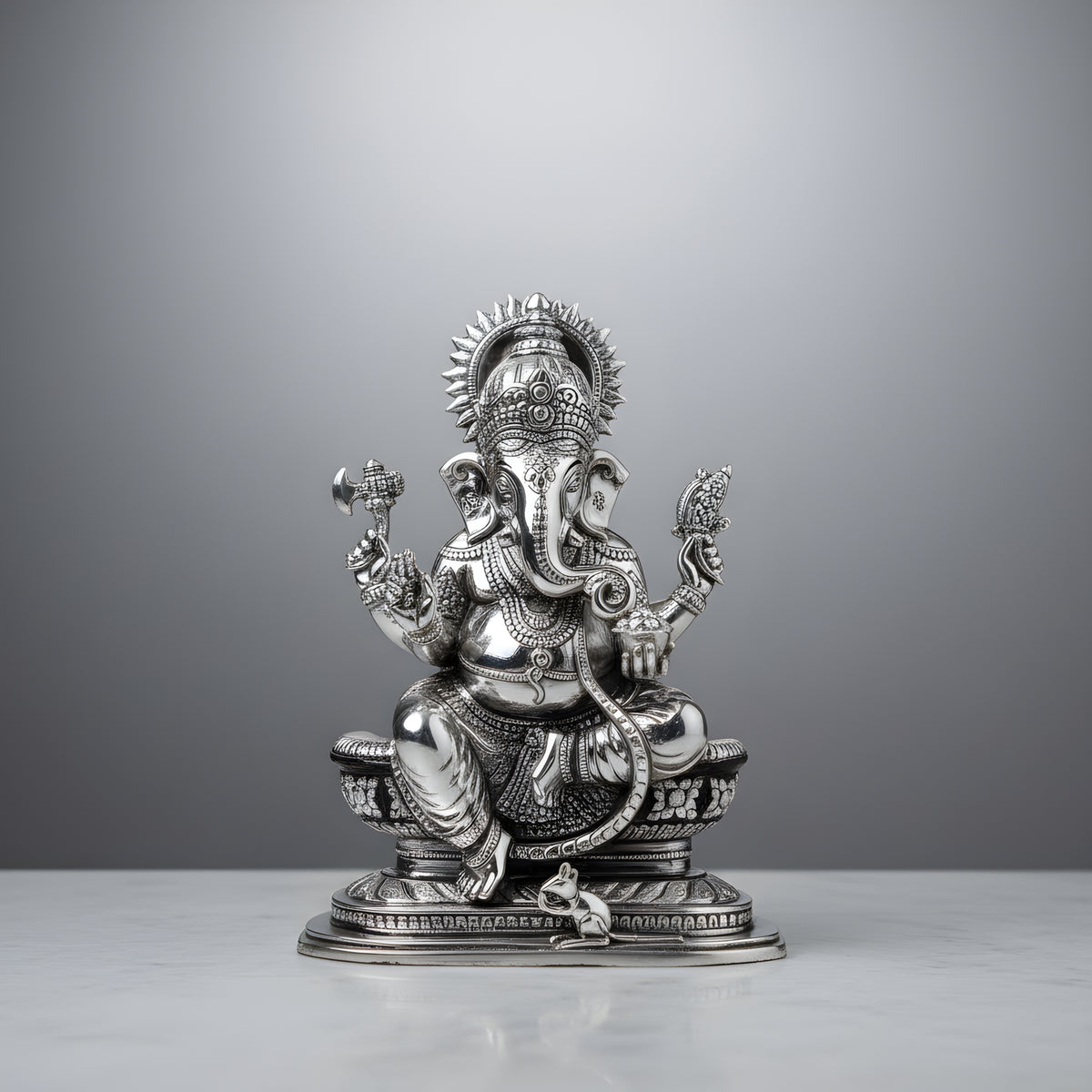 The Silver Clad Siddhi Vinayak