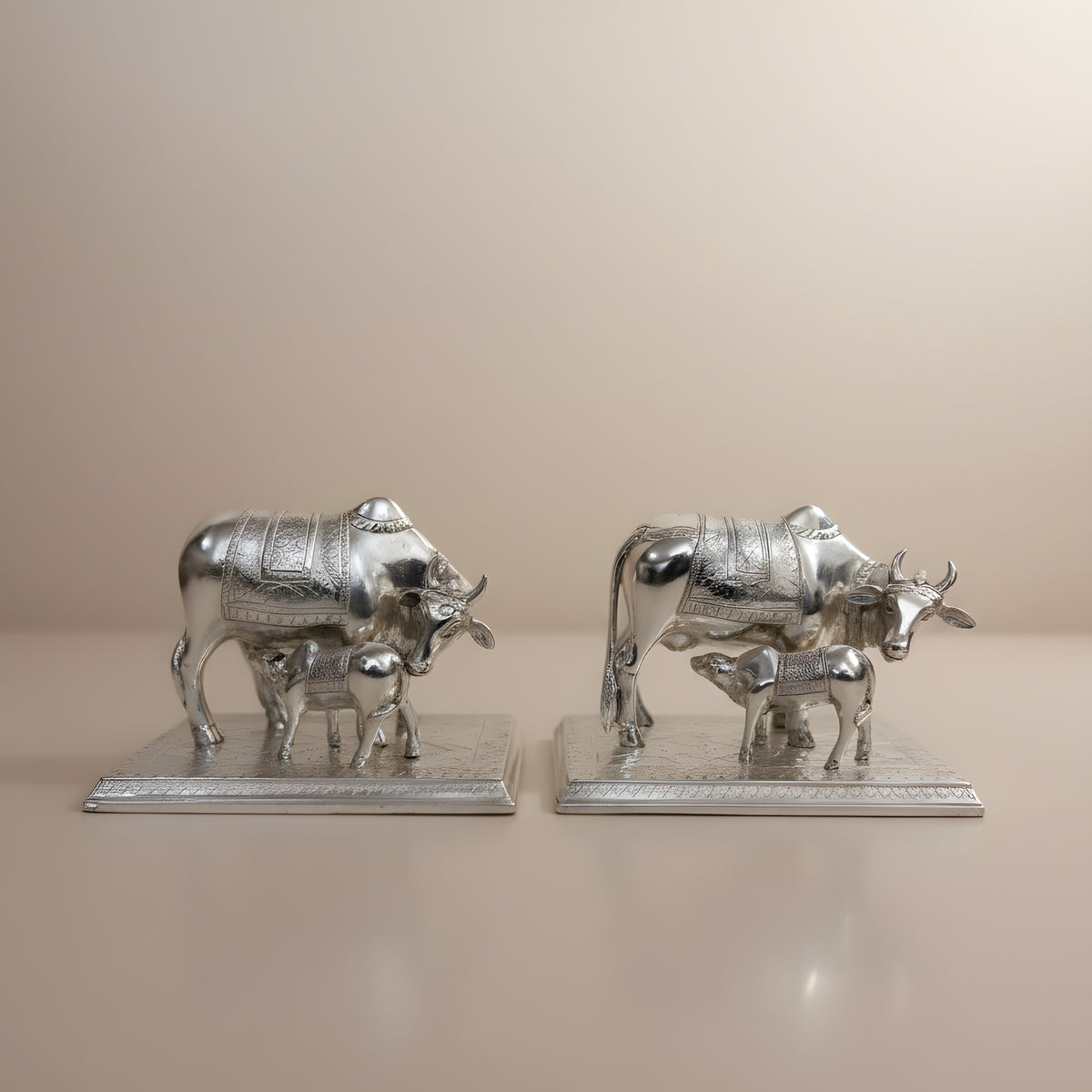 The Silver Clad Gau Mata & Vatsa