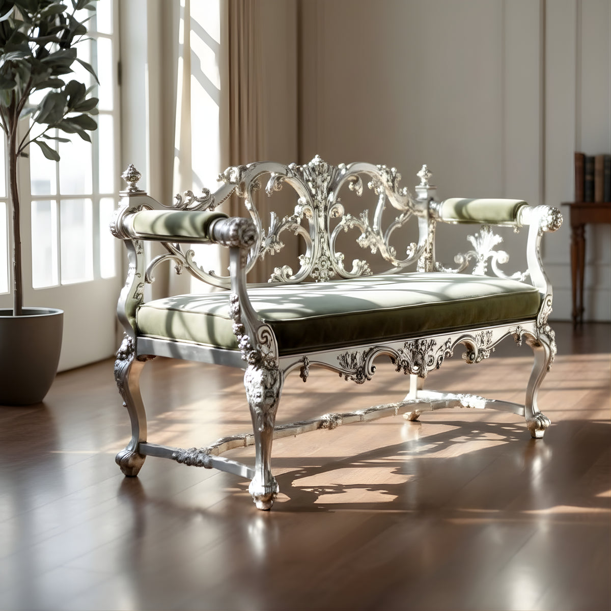 The Argent Love Seat