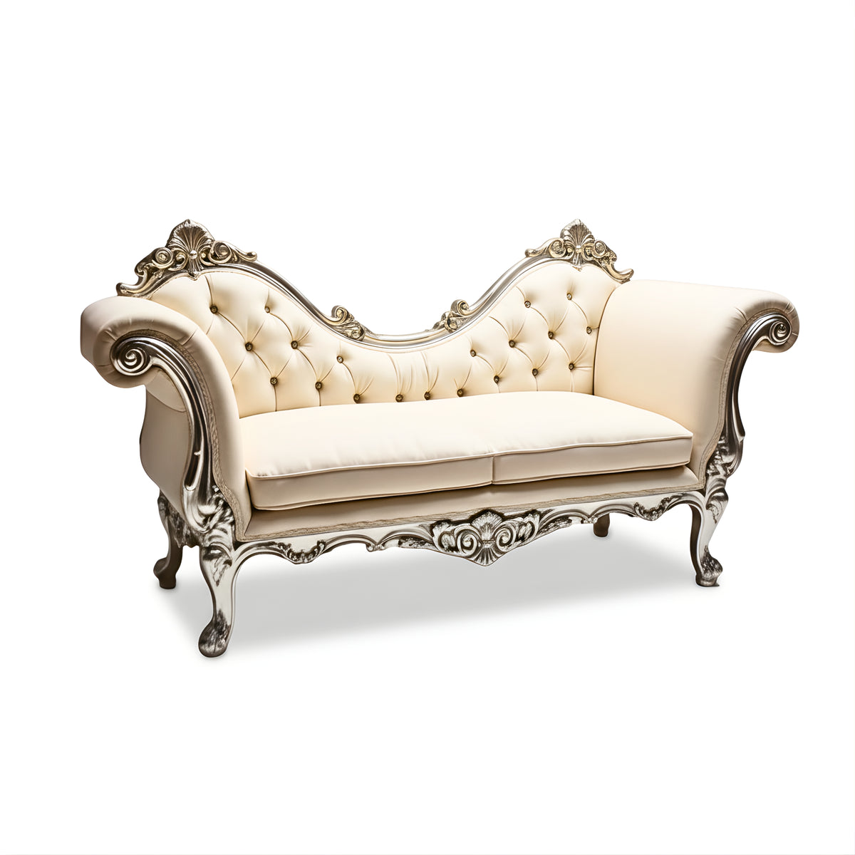 The Sterling Queen Anne Settee