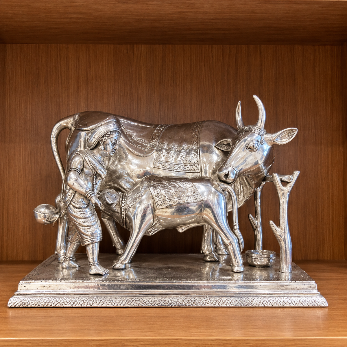 Cow and Calf Statue